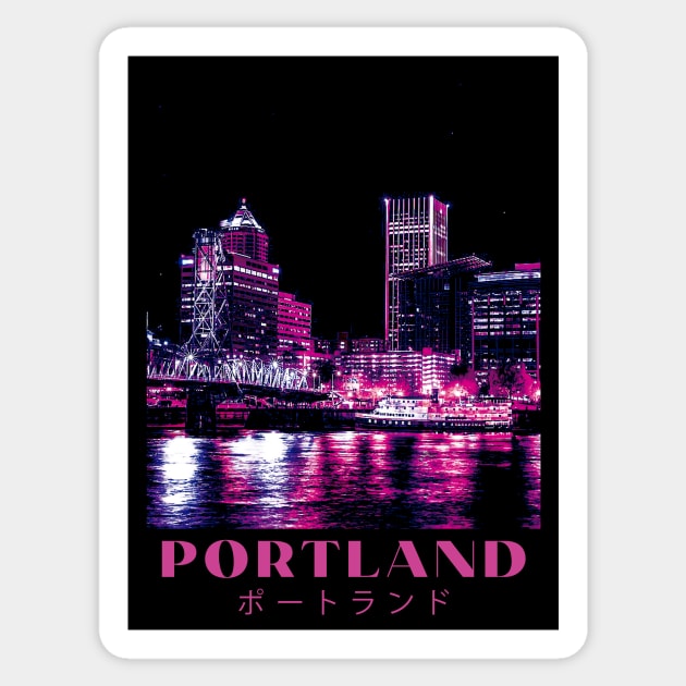 Portland Oregon Aesthetic Sticker by Ferrazi